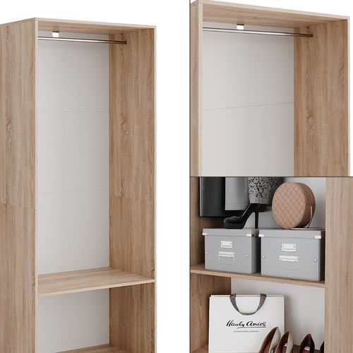 Armoire à Vêtements Elmo 50200 Sonoma 80x200cm