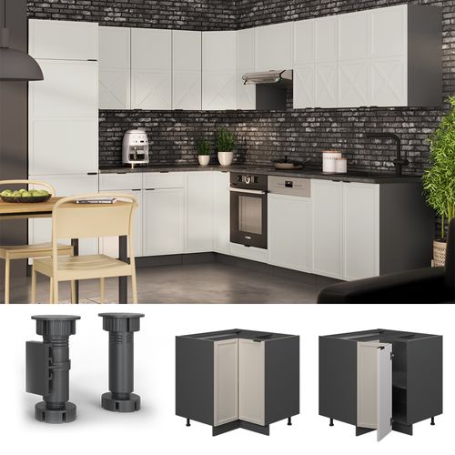 Meuble Dangle Fame-line 50264 Grisbeige 80.5cm , Pt Anthracite