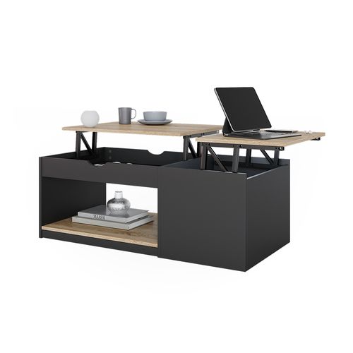 Table Basse Avela 50593 Noir 55x110cm