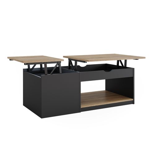 Table Basse Avela 50593 Noir 55x110cm