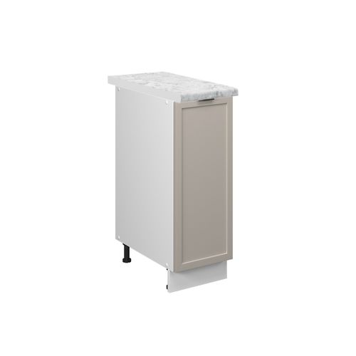 Meuble De Cuisine Fame-line 50288 Grisbeige 30cm , Pt Marbre