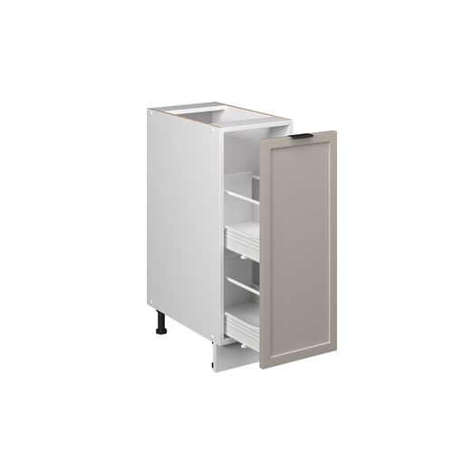Meuble De Cuisine Fame-line 50288 Grisbeige 30cm , Pt Marbre