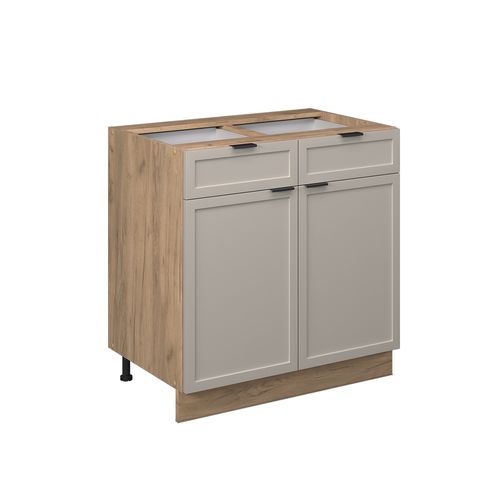 Meuble Cuisine Fame-line 50319 Grisbeige 80cm Sans Pt