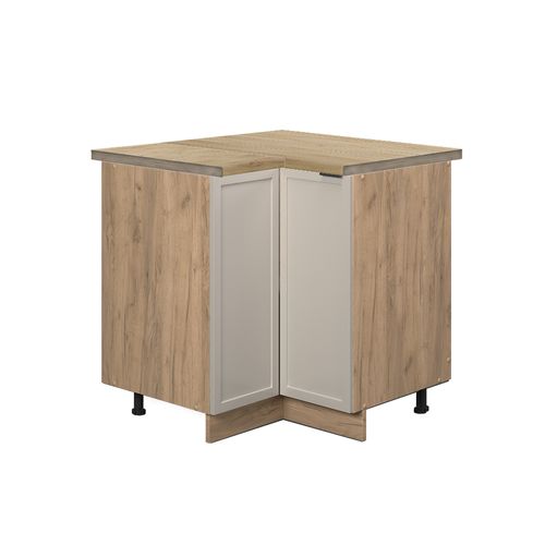 Meuble Dangle Fame-line 50325 Grisbeige 80.5cm , Pt Chêne