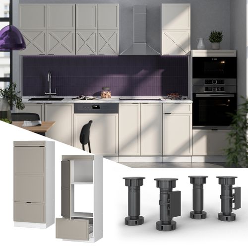 Armoire Micro-ondes Fame-line 50357 Grisbeige 60cm