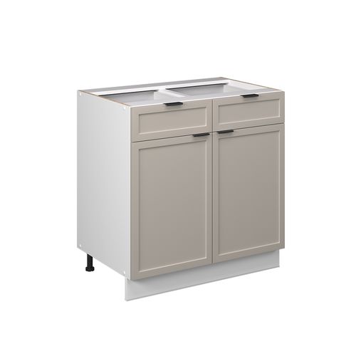 Meuble Cuisine Fame-line 50420 Grisbeige 80cm Sans Pt