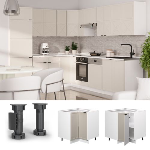 Meuble Dangle Fame-line 50426 Grisbeige 80.5cm , Pt Anthracite