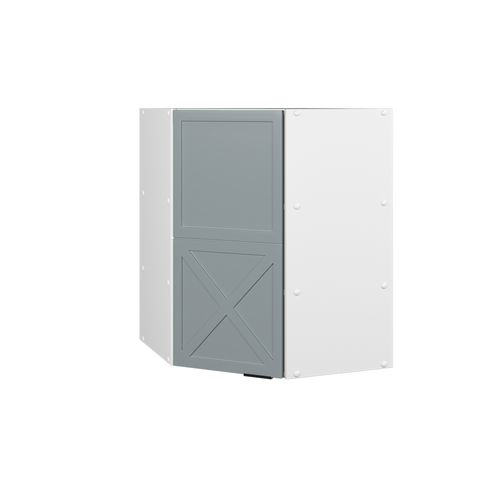 Elément Haut De Cuisine Fame-line 50614 Bleu Clair-gris 57cm