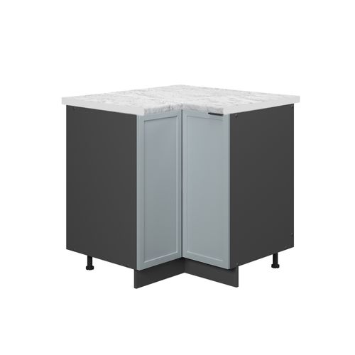 Meuble Dangle Fame-line 50677 Bleu Clair-gris 80.5cm , Pt Marbre