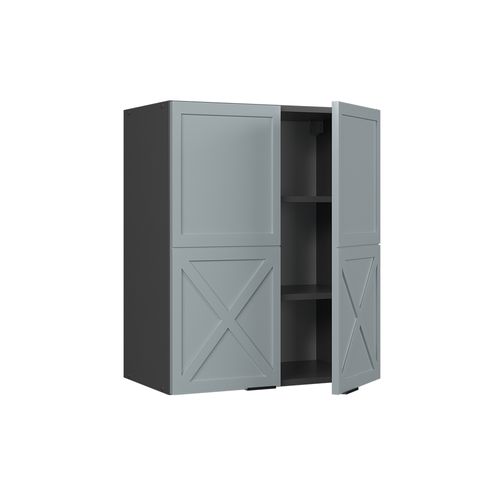 Elément Haut De Cuisine Fame-line 50704 Bleu Clair-gris 60cm