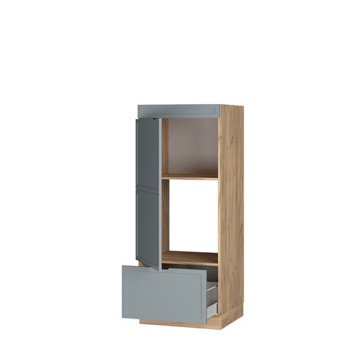 Armoire Micro-ondes Fame-line 50897 Bleu Clair-gris 60cm