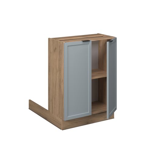 Îlot De Cuisine Fame-line 50902 Bleu Clair-gris 60cm Sans Pt