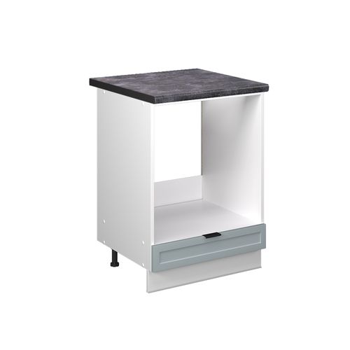 Meuble Pour Four Fame-line 50974 Bleu Clair-gris 60cm , Pt Anthracite