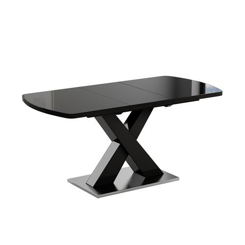 Table De Salle à Manger Chinto 51272 Noir 120x80cm Extensible