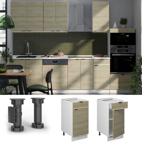 Meuble Cuisine Fame-line 51278 Panneau En Chêne 40cm , Pt Chêne