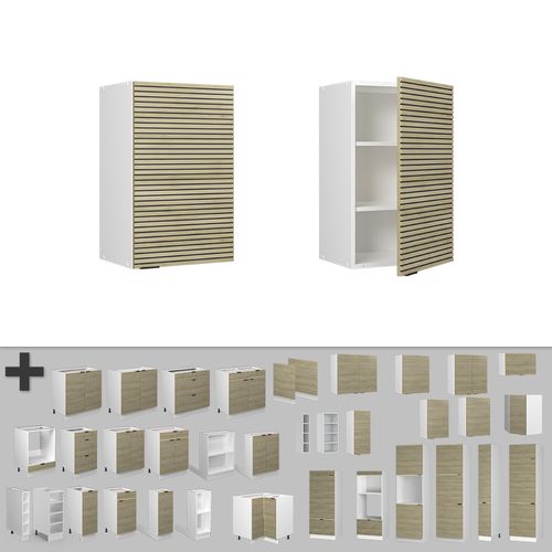 Elément Haut De Cuisine Fame-line 51281 Panneau En Chêne 45cm