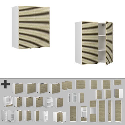 Elément Haut De Cuisine Fame-line 51283 Panneau En Chêne 60cm