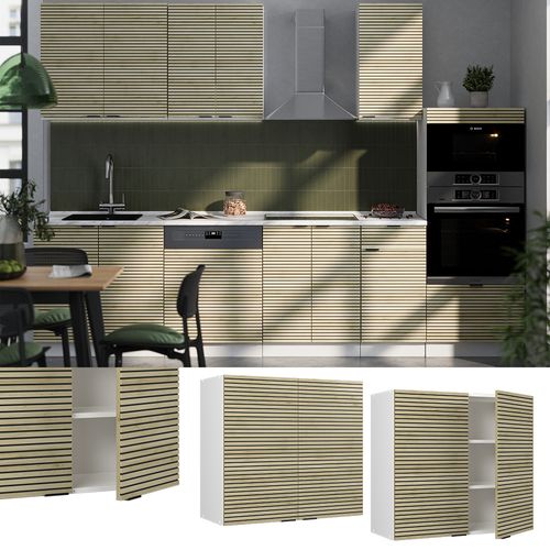 Armoire En Verre Fame-line 51285 Panneau En Chêne 80cm