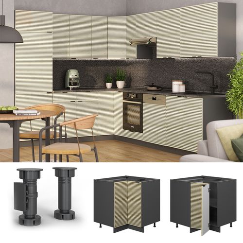 Meuble Dangle Fame-line 51319 Panneau En Chêne 80.5cm , Pt Marbre