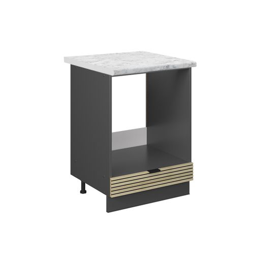 Meuble Pour Four Fame-line, Panneau En Chêne, 60cm