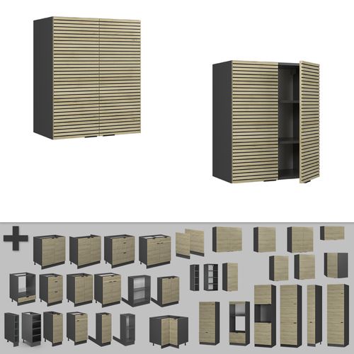 Elément Haut De Cuisine Fame-line 51331 Panneau En Chêne 60cm