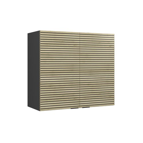 Armoire En Verre Fame-line 51333 Panneau En Chêne 80cm