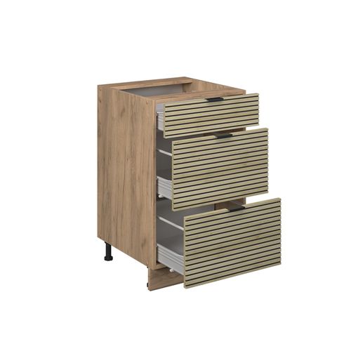 Meuble Cuisine Fame-line 51383 Panneau En Chêne 50cm Sans Plan De Travail