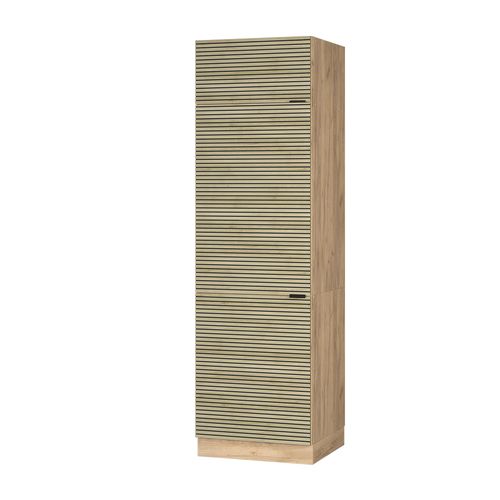 Armoire Pour Frigo Fame-line 51394 Panneau En Chêne 60cm