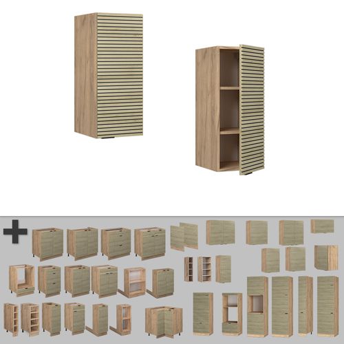 Elément Haut De Cuisine Fame-line 51395 Panneau En Chêne 30cm