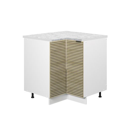 Meuble Dangle Fame-line 51446 Panneau En Chêne 80.5cm , Pt Marbre