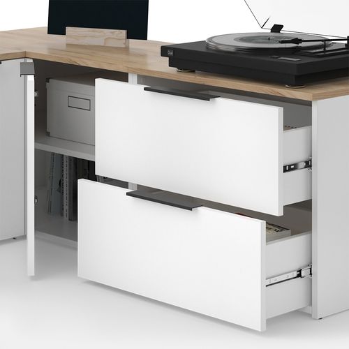 Meuble-paroi Wido 51728 Blanc/sonoma 9 Pièces