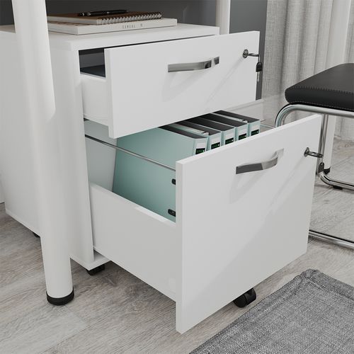 Caisson Roulant Bregenz 51730 Blanc 40x53cm Verrouillable