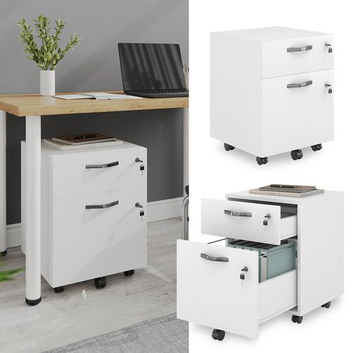 Caisson Roulant Bregenz 51730 Blanc 40x53cm Verrouillable