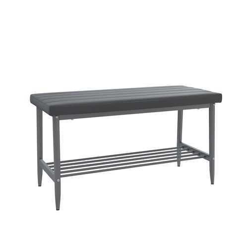 Banc Dangle Grand, Gris, 85x35cm