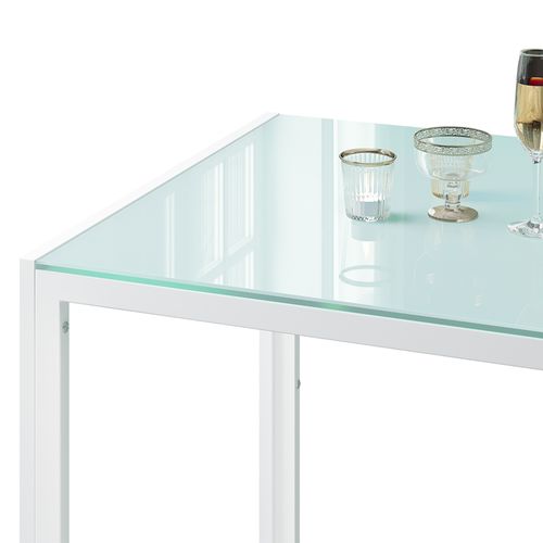 Table De Salle à Manger Grand 51770 Blanc 120x70cm