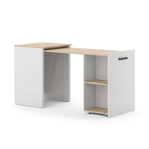 Table à Manger Adam 51785 Greige/artisan 60x50.4cm Extensible