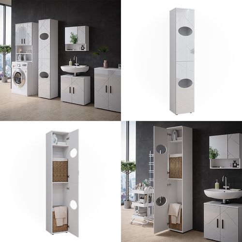 Colonne Irma, Blanc, 37.2x192cm