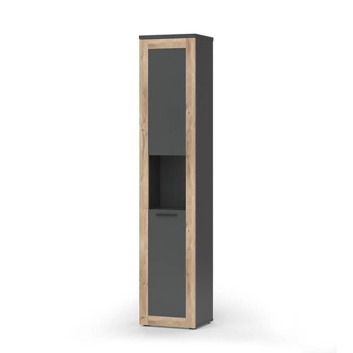 Armoire De Salle De Bain Niko 51868 Anthracite 40x194.3cm
