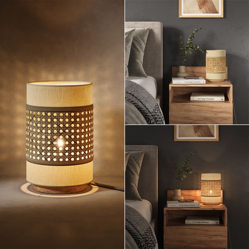 Lampe De Table Morten 52011 Crème 17.5x26.5cm