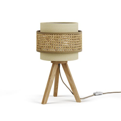 Lampe De Table Morten 52013 Crème 26x45cm Avec Pied