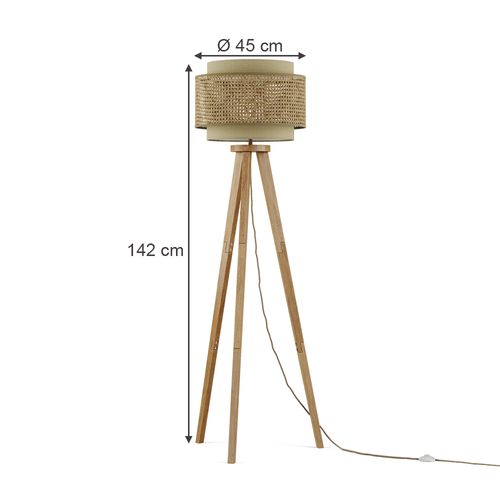 Lampadaire Morten 52015 Crème 45x142cm