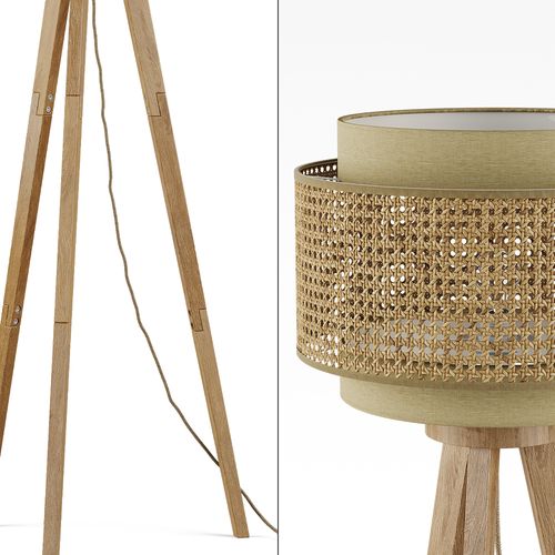 Lampadaire Morten 52015 Crème 45x142cm