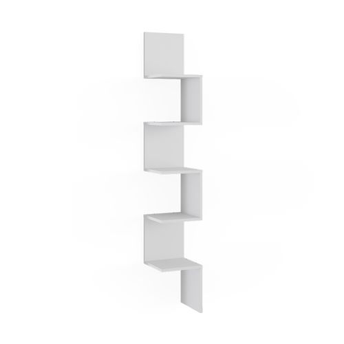Étagère Dangle Paolo 52094 Blanc 28x175.4cm Avec 5 Compartiments