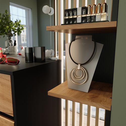 Étagère Dangle Paolo 52099 Anthracite 28x116.4cm