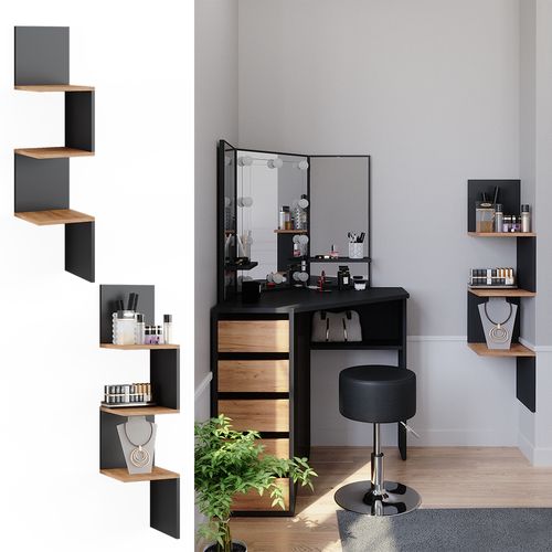 Étagère Dangle Paolo 52099 Anthracite 28x116.4cm