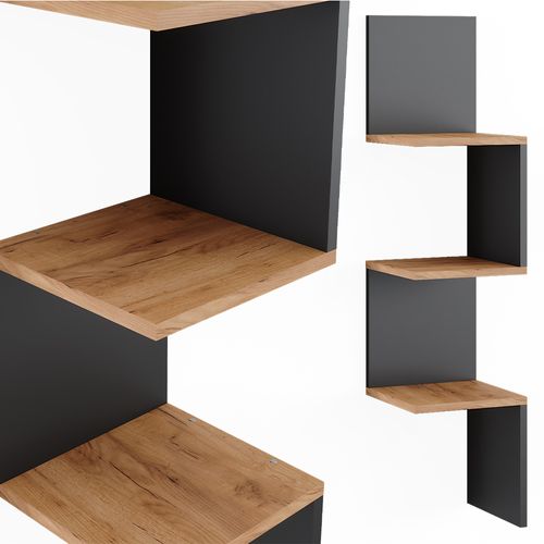 Étagère Dangle Paolo 52099 Anthracite 28x116.4cm