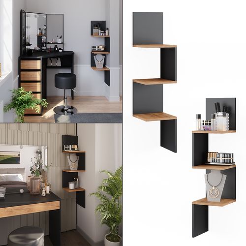 Étagère Dangle Paolo 52099 Anthracite 28x116.4cm