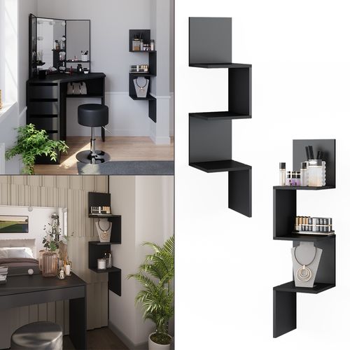 Étagère Dangle Paolo 52101 Noir 28x116.4cm