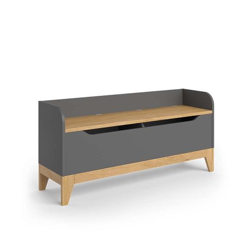 Coffre à Jouets Malia 52184 Chêne 107.2x50cm Avec Banc