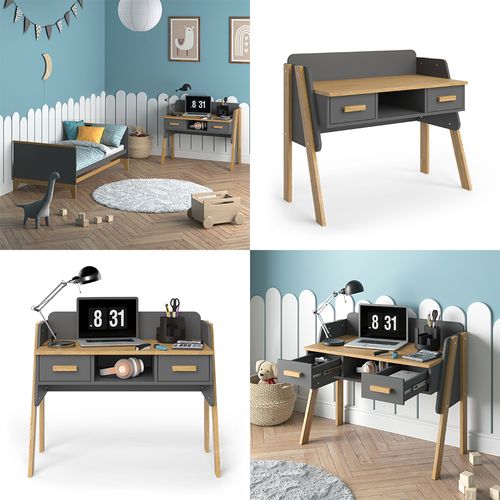 Bureau Malia 52186 Gris 97x51cm